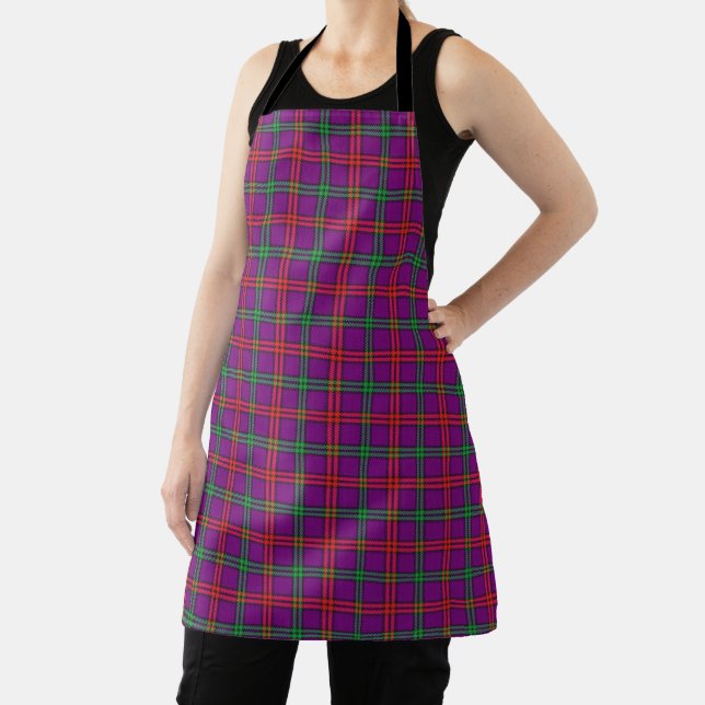 Tablier Goût écossais Clan Montgomery Tartan (Insitu)