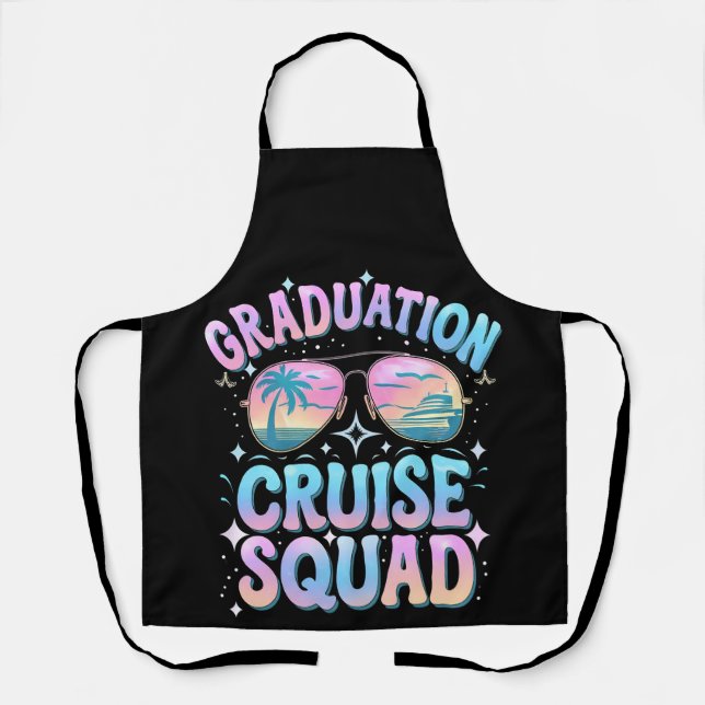 Tablier Graduation Cruise Squad Cruising Ship Retro (Recto)
