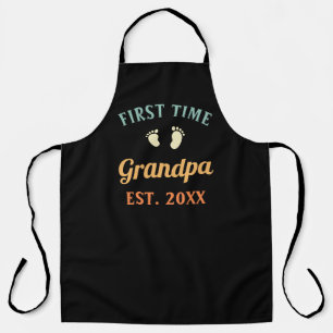 Tablier Grand-père Abuelo Nonno Gramps Première fois Grand