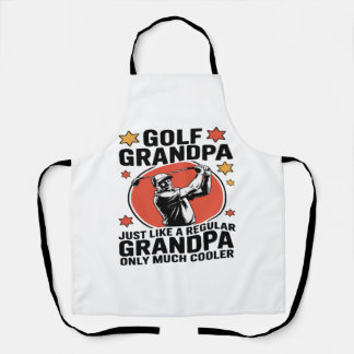 Tablier Grand-père de golf comme un grand-père régulier