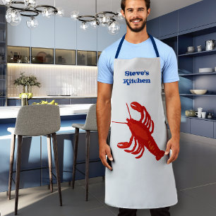 Tablier Grande cuisine de homard personnalisée