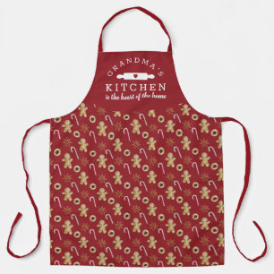Tablier Grandma's Kitchen Gingerbread Cookies Festive