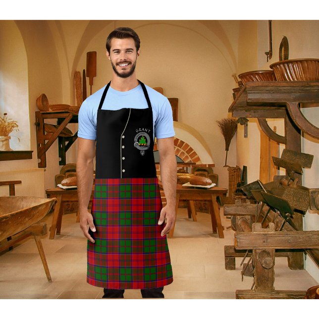 Tablier Grant Clan Badge & Tartan Kilt (Créateur téléchargé)