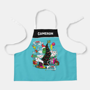 Tablier Graphique de Noël coloré Grinch