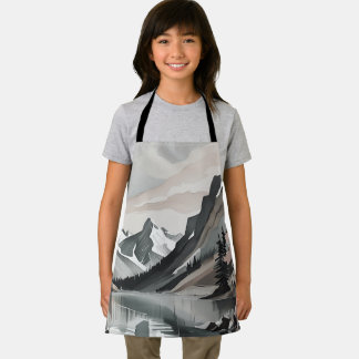 Tablier Graphique de scène du lac Apron S TEE Mountain