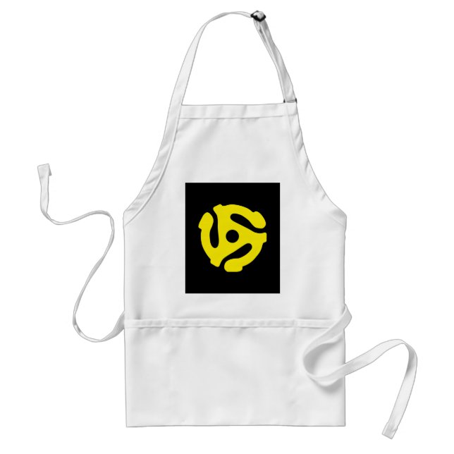 Tablier Graphique d'espaceur Jaune 45 (Devant)