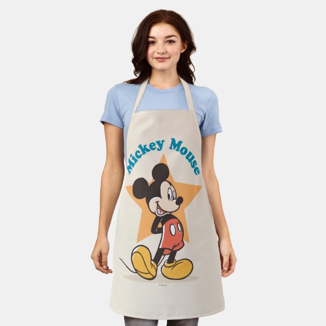 Tablier Graphique du nom de star de Mickey Mouse (Porté)