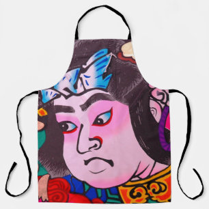 Tablier Graphique sur Kiteart traditionnel japonais, cerf-