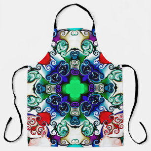 Tablier Graphiques informatiques. Illustration d'un flo ab