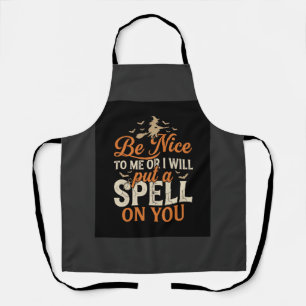 Tablier Graphisme de sort de sorcière d'Halloween_1