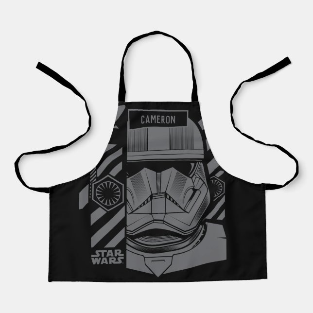 Tablier Graphisme du Trooper de style industriel (Recto)