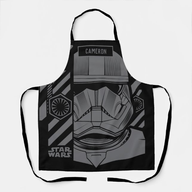 Tablier Graphisme du Trooper de style industriel (Recto)