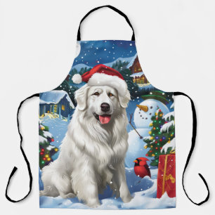Tablier Great Pyrenees Winter Wonderland Noël Joie