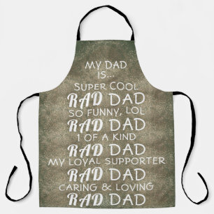 Tablier Green Gold Festive   RAD DAD   FÊTE DES PÈRES