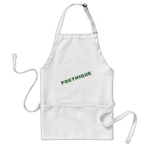 Tablier green poéthique