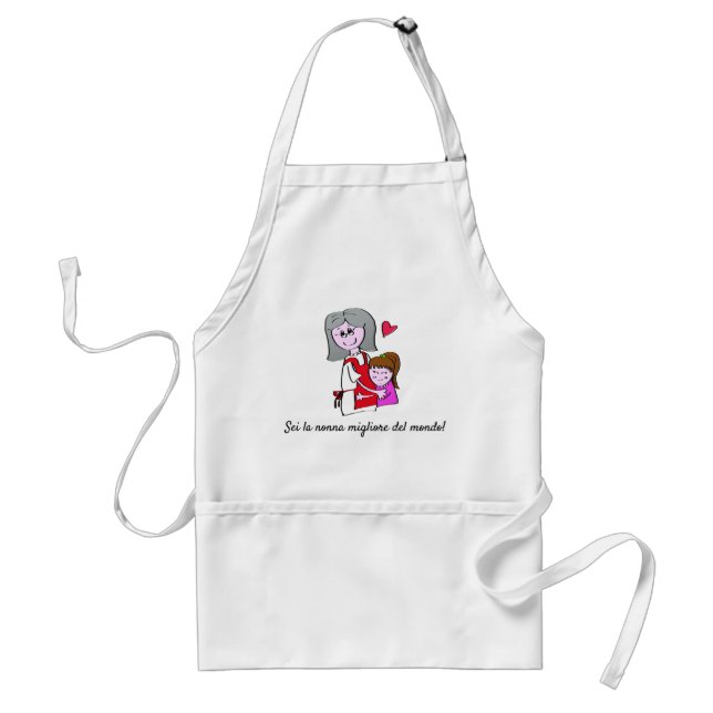 Tablier Grembiule da cucina Nonna migliore del mondo (Devant)