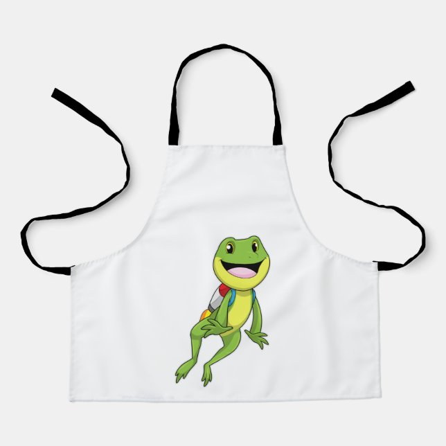 Tablier Grenouille avec Jetpack (Recto)
