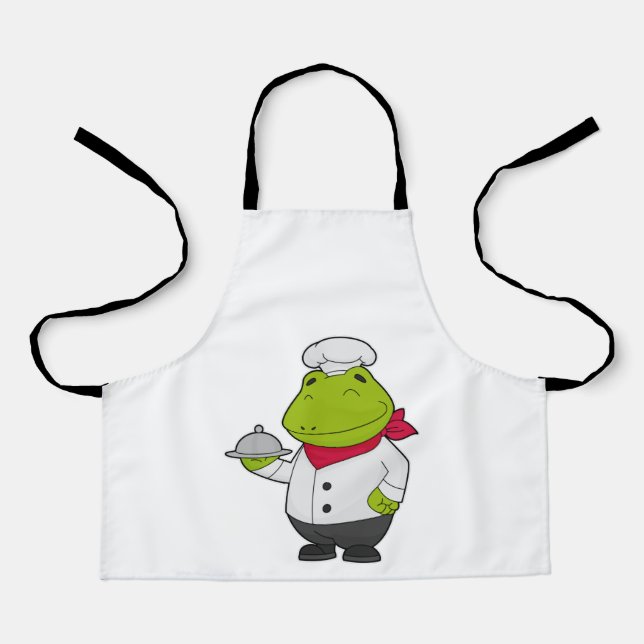 Tablier Grenouille comme cuire avec Plateau (Recto)