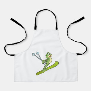 Tablier Grenouille comme sauteur de ski avec Ski.PNG