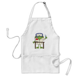 Tablier Grenouille dans le laboratoire de la Science