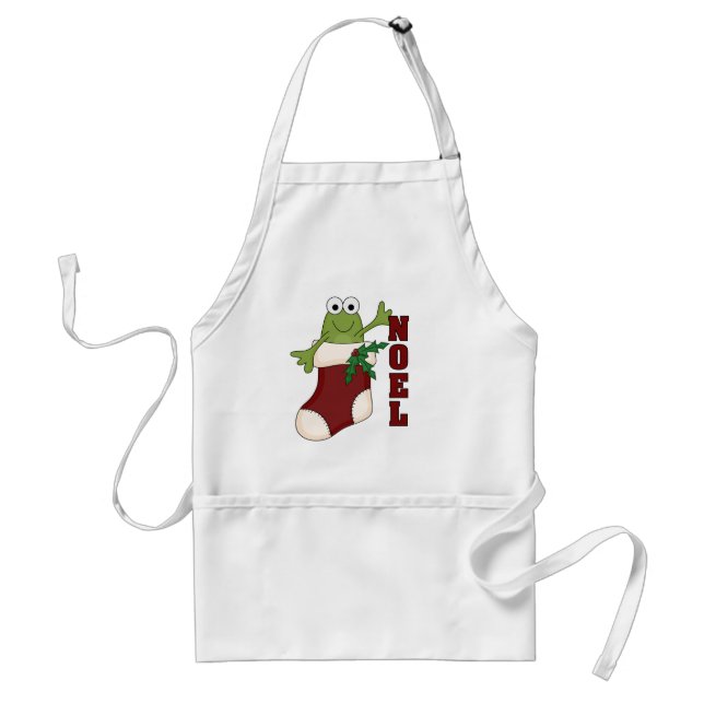 Tablier Grenouille Noel Tshirts et cadeaux de vacances (Devant)