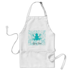 Tablier Grenouille turquoise