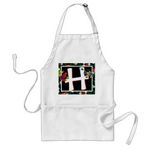 Tablier Grenouilles Monogramme de forêt tropicale humide