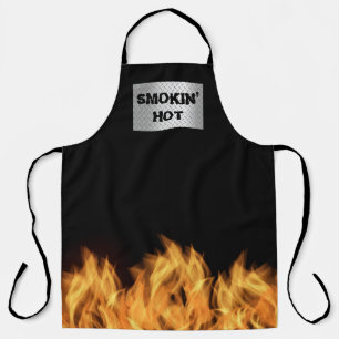 Tablier Grill Flames Chaudes Smoke