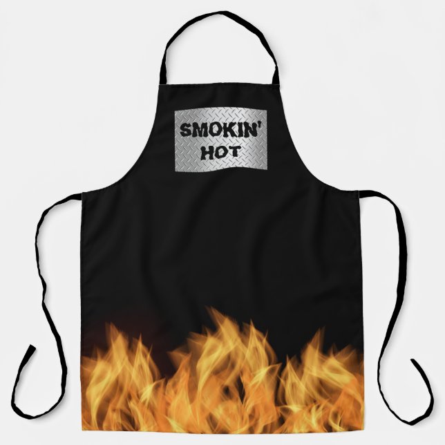 Tablier Grill Flames Chaudes Smoke (Recto)