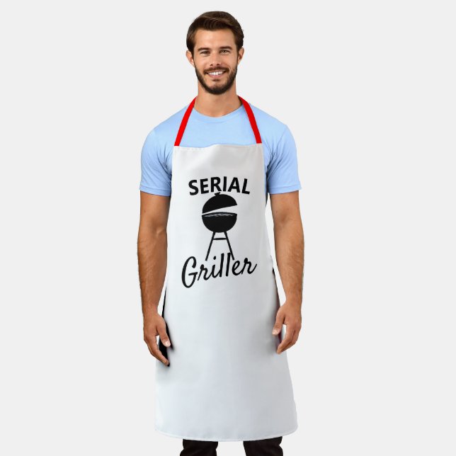 Tablier Grill Lover BBQ cool Funny Grill (Porté)