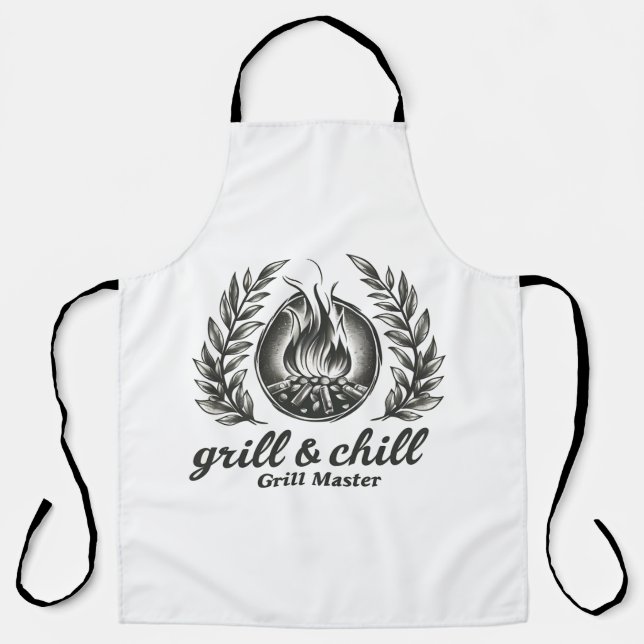 Tablier "Grill Master" (Recto)