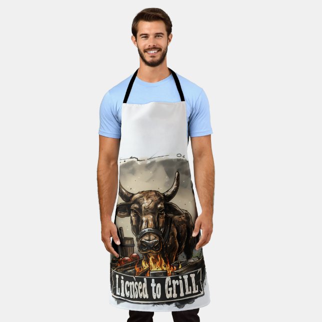 Tablier "Grill Master" (Porté)