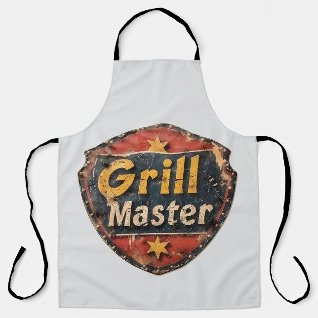 Tablier "Grill Master" (Recto)