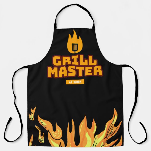 Tablier Grill Master au travail