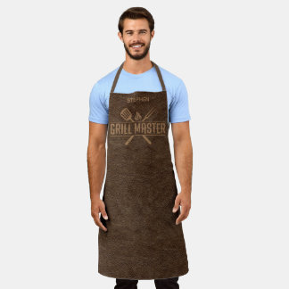 Tablier Grill Master Faux Cuir Apron