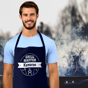 Tablier Grill Master personnalisé (avec votre nom)