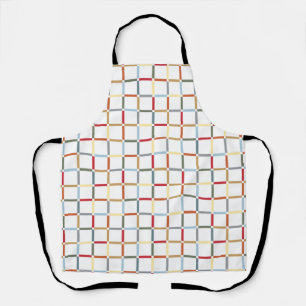 Tablier Grille colorée avec espace négatif Moyenne d'inspi