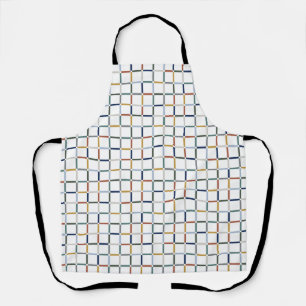 Tablier Grille colorée avec Impressionniste de l'espace né