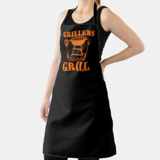 Tablier Grillers Grill Saucisson Barbecue Orange