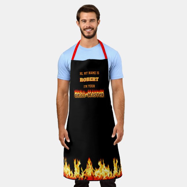 Tablier Grillmaster Apron avec votre nom (Porté)