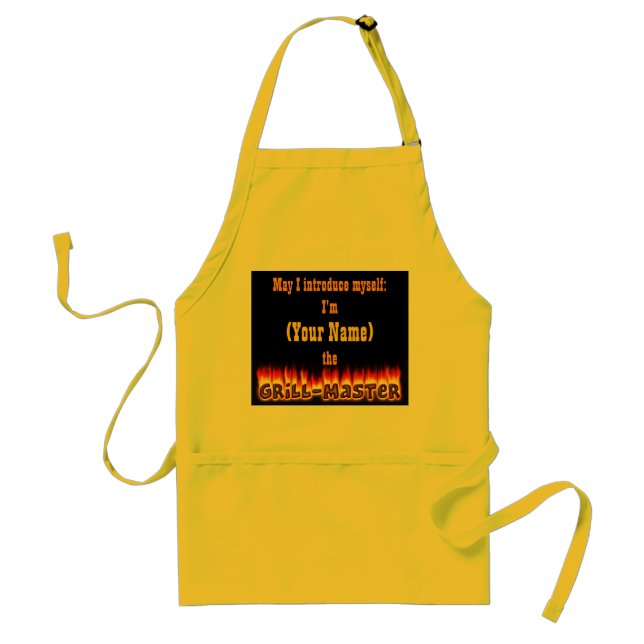 Tablier Grillmaster (personnalisable) (Devant)