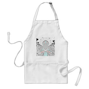 Tablier Gris Kaleidoscope Art