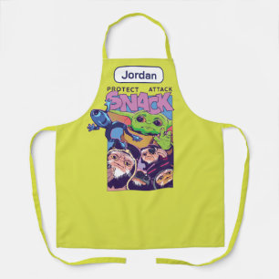 Tablier Grogu - Protéger. Attaquer. ENCAS !