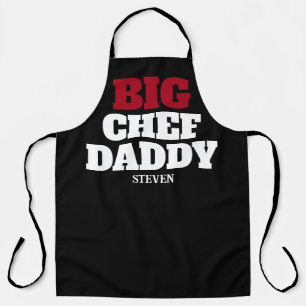 Tablier Gros Chef Daddy Citation Drôle Grillage personnali