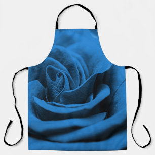 Tablier Gros plan rose bleue rouge, macro beauté.