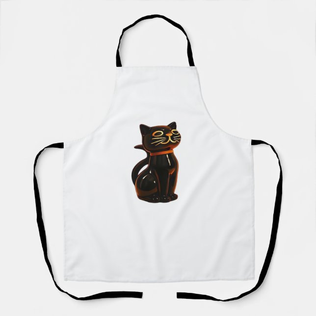 Tablier Grusel Chat Halloween cadeau T-shirt classique (Recto)