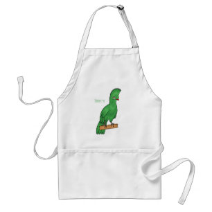 Tablier Guinée turaco bird cartoon