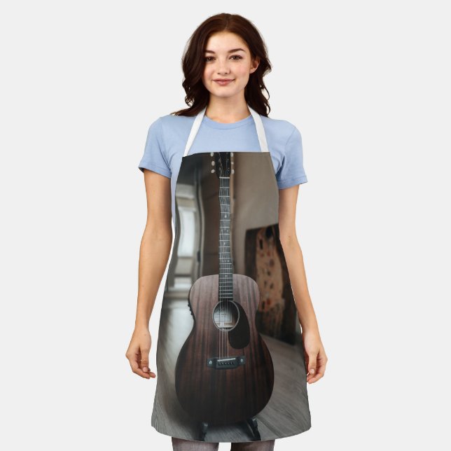 Tablier Guitare de basse cool (Porté)