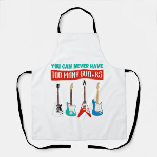 Tablier Guitare Lover   Vous Ne Pouvez Jamais Avoir À Beau