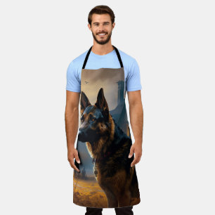 Tablier Halloween allemand shepherd effrayant